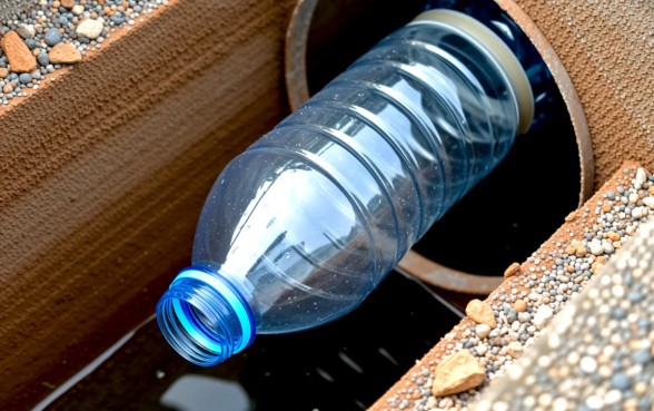 怎么用瓶子做下水道的口子