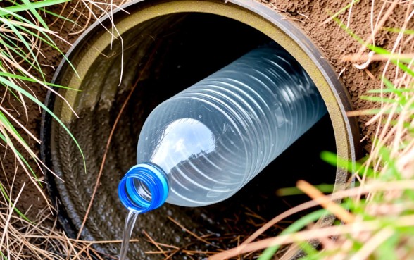 怎么用瓶子做下水道的口子