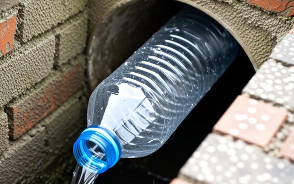 怎么用瓶子做下水道的口子