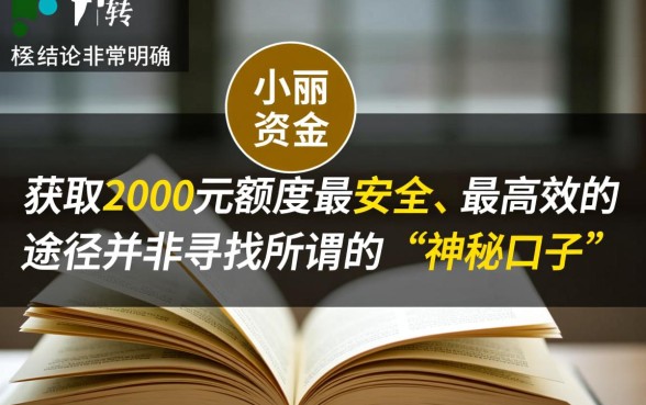 有什么口子好下款的2000额度的