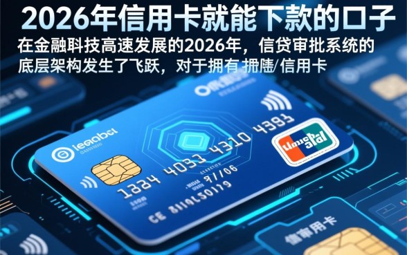 2026年信用卡贷款口子有哪些