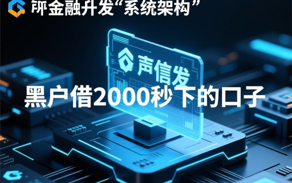 黑户借2000秒下的口子是真的吗