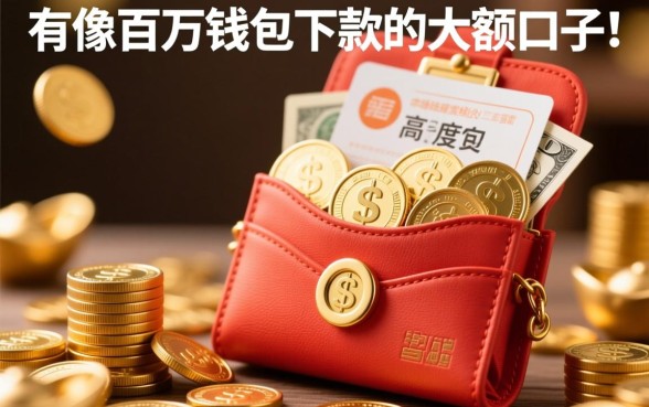 有像百万钱包一样下款的大额口子吗