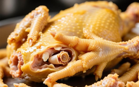 买的鸡爪子为啥爪子下边有个口子呢