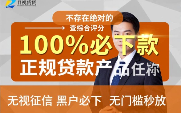 什么贷款不查综合评分必下款的口子