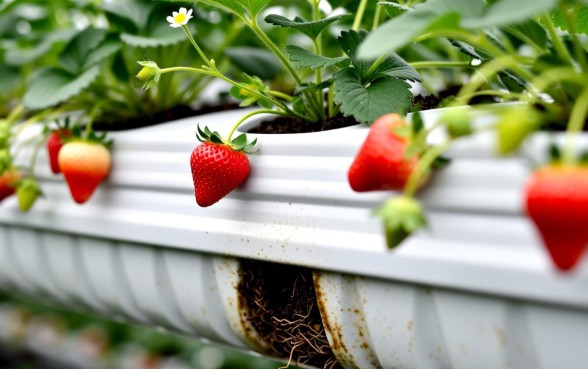 种草莓的筐下面是否要弄个小洞口子