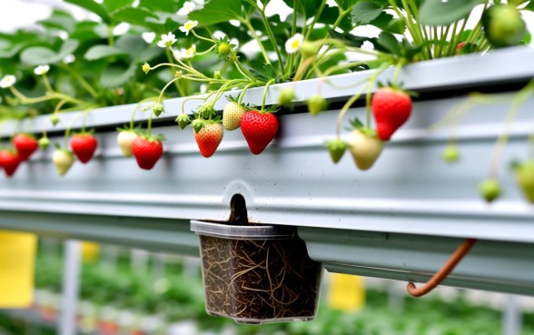 种草莓的筐下面是否要弄个小洞口子