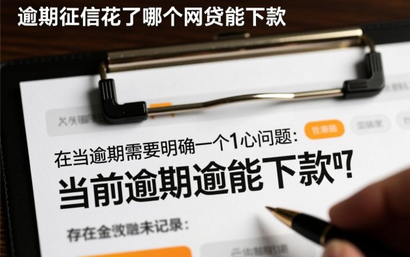 当前逾期征信花了哪个网贷能下款