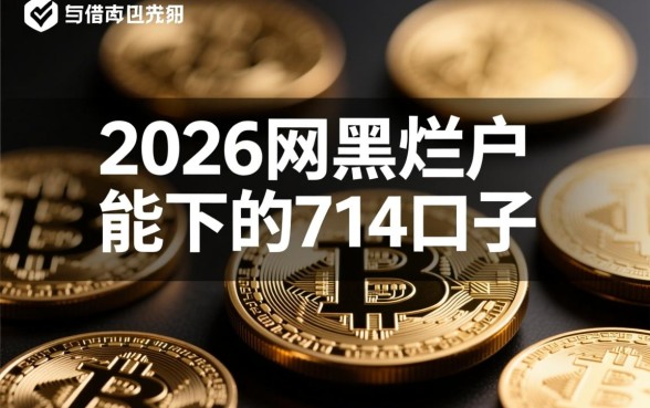 2026网黑烂户能下的714口子有哪些