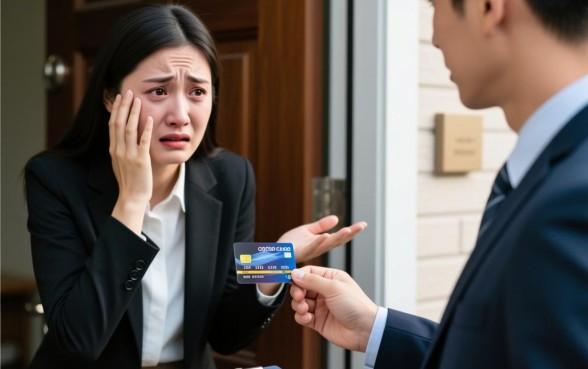 信用卡逾期委托人上门催收违法吗