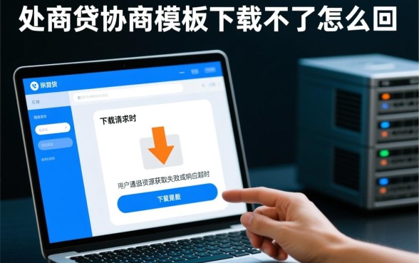 网商贷协商模板下载不了怎么回事