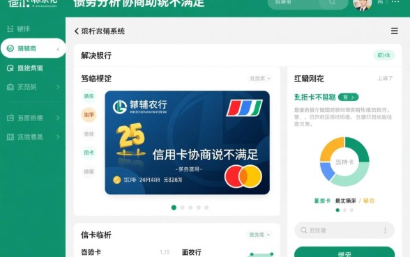 农行信用卡协商说不满足减免条件吗