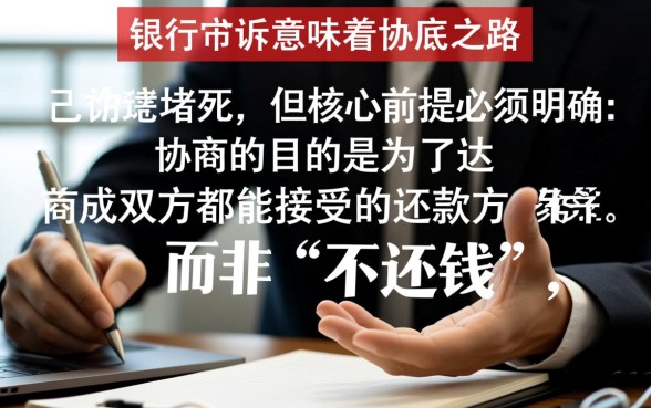 信用卡起诉后还可以协商不还钱吗