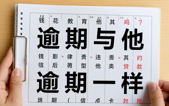 有钱花教育逾期与其他逾期一样吗