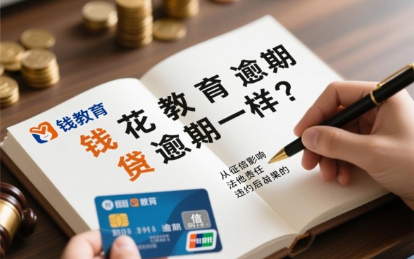 有钱花教育逾期与其他逾期一样吗