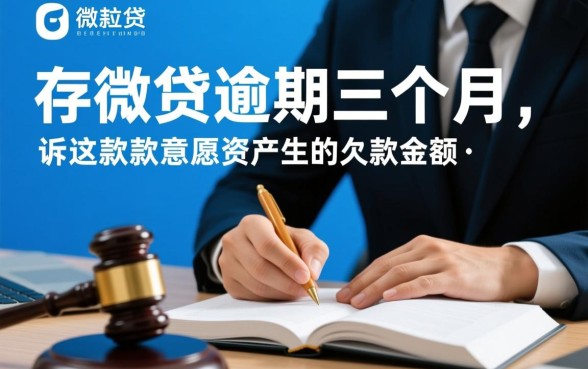 微粒贷逾期三个月后是不是会起诉