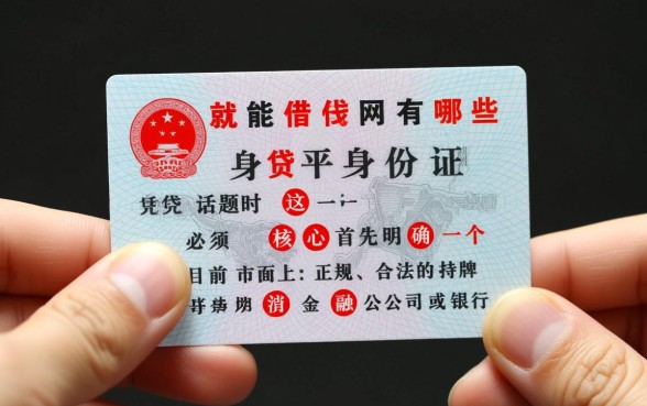 凭身份证就能借的网贷平台有哪些