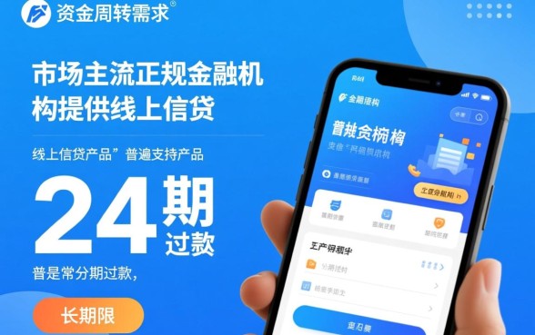 有什么网上贷款可以分24期还款