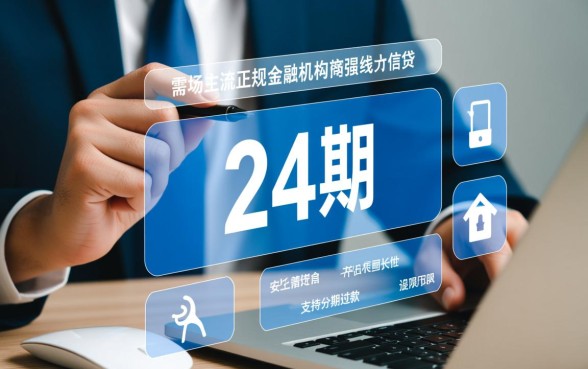 有什么网上贷款可以分24期还款