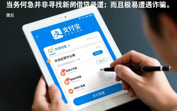 支付宝有逾期可以在什么平台借钱