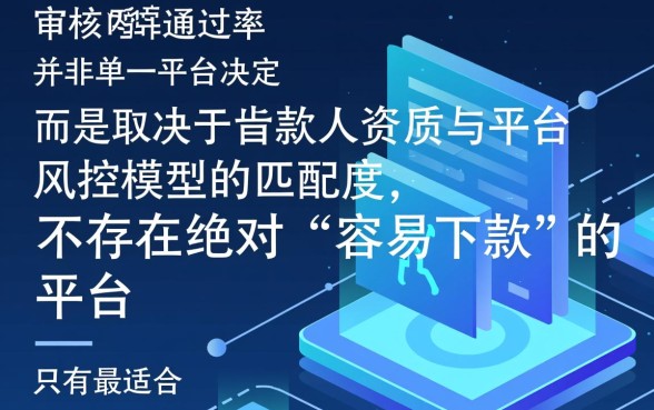 哪行贷款平台审核好通过容易下款