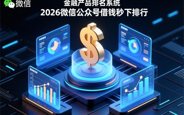 2026微信公众号借钱秒下排行有哪些