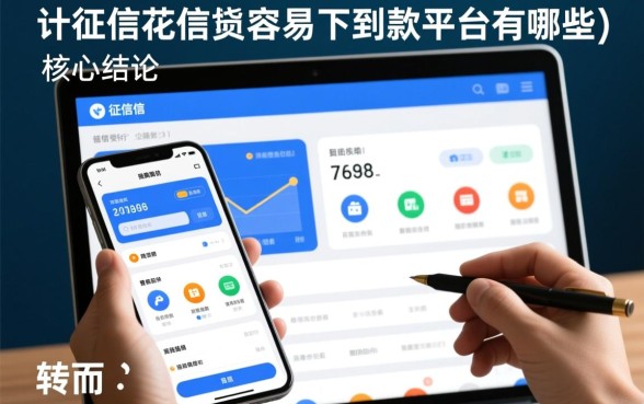 征信花了容易下到款的平台有哪些