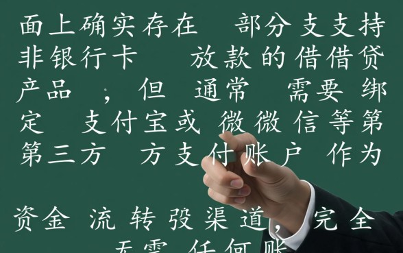 有没有不用银行卡就能借钱的软件