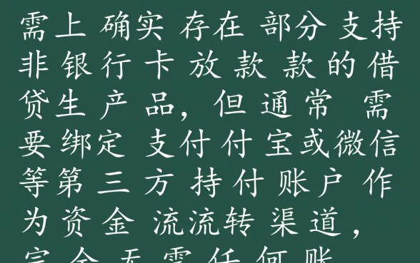 有没有不用银行卡就能借钱的软件