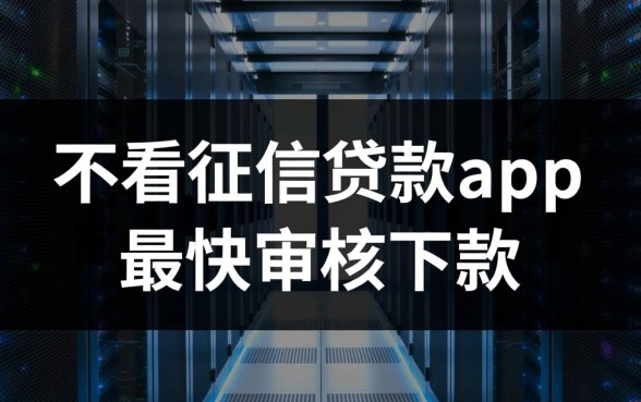 不看征信贷款app哪个最快审核下款