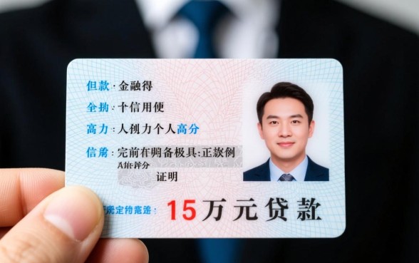 急需用钱一张身份证能借15万吗