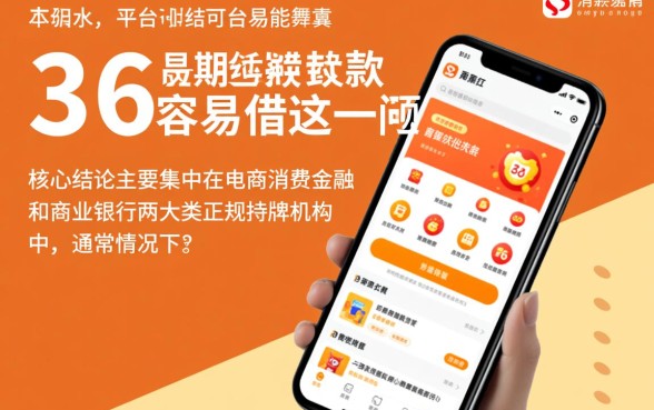 什么平台可以分36期还款容易借