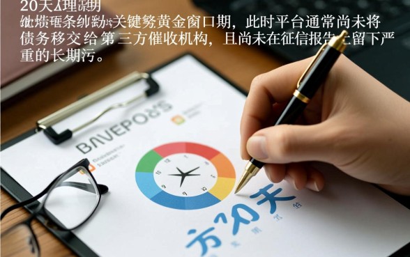 有钱花逾期20天怎么样才能协商