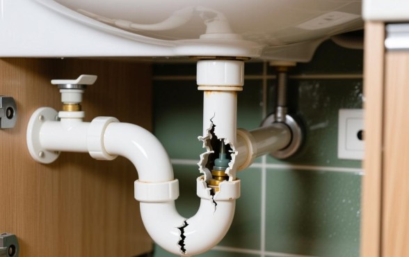 洗手盆的下水管为什么要锯个口子