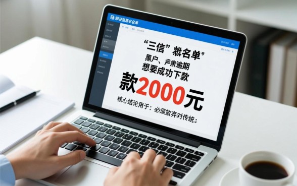 2026三黑下款2000的口子有哪些