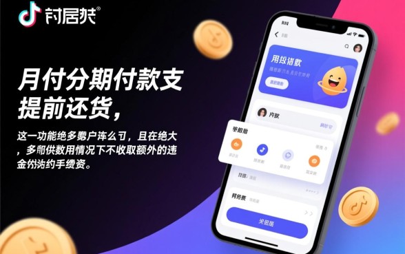 抖音月付分期付款可以提前还款吗
