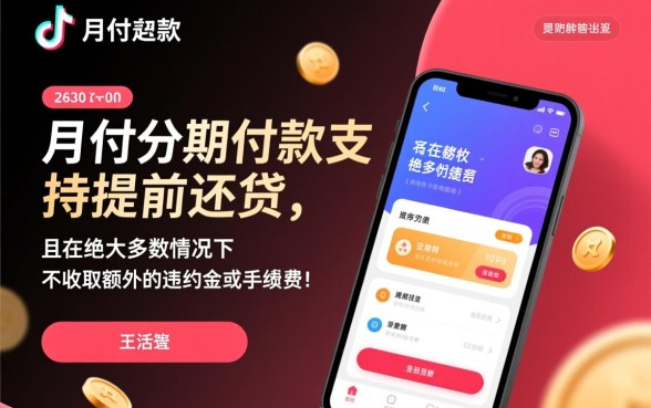 抖音月付分期付款可以提前还款吗