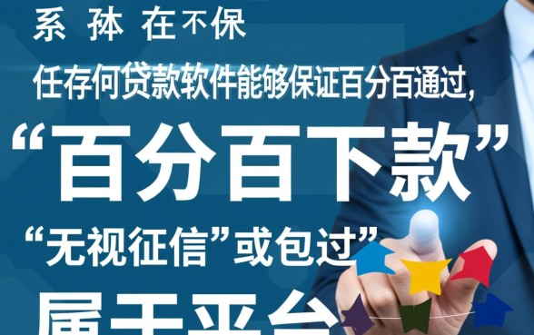 有什么贷款软件可以百分百通过的