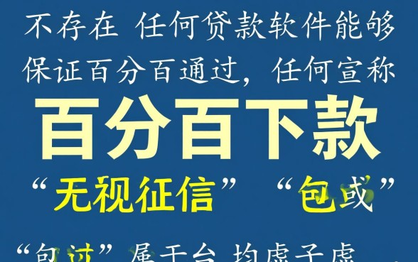 有什么贷款软件可以百分百通过的
