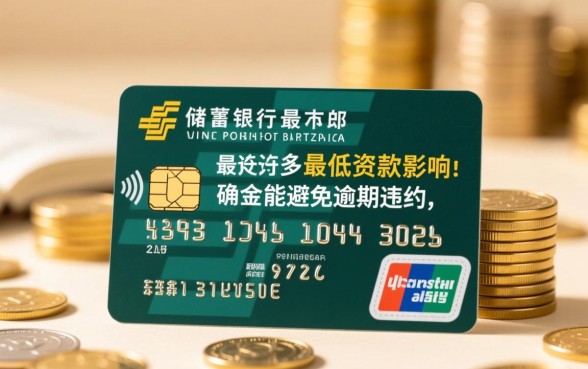 邮储银行信用卡最低还款有影响吗