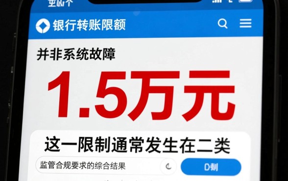 为啥建行转账一天只能转一万五呢
