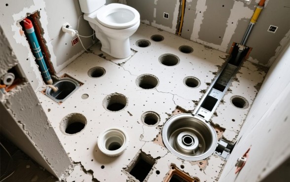 毛坯房卫生间底下有口子是干嘛的