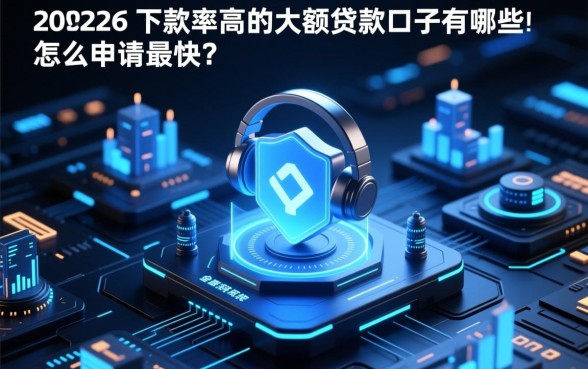 2026下款率高的大额贷款口子有哪些
