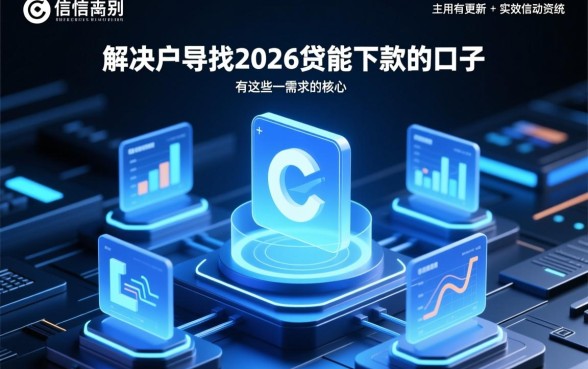 2026网贷能下款的口子有这些