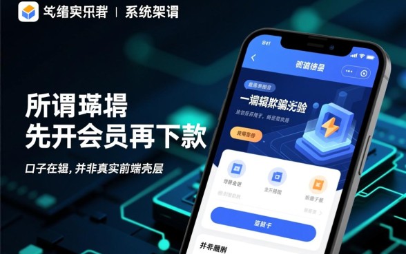 先开会员再下款的口子是不是真的