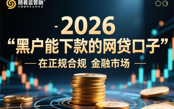 2026年黑户能下款的网贷口子