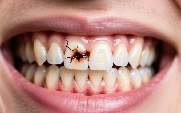 下牙最里面牙齿旁边的肉有个口子怎么办