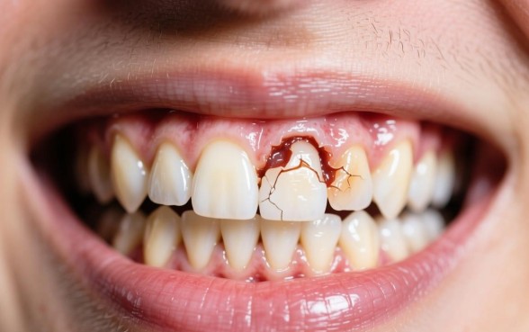 下牙最里面牙齿旁边的肉有个口子怎么办