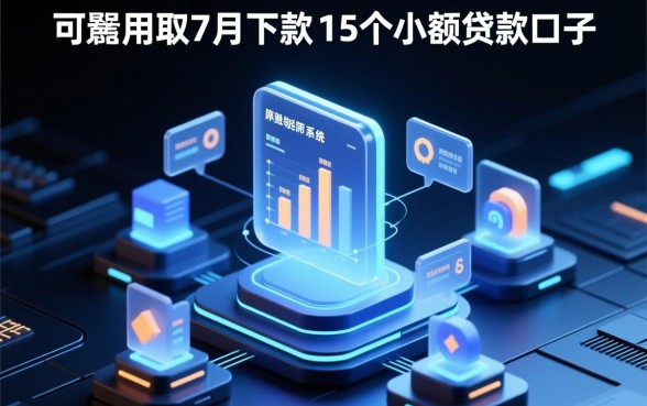 7月能下款的15个小额贷款口子是哪些