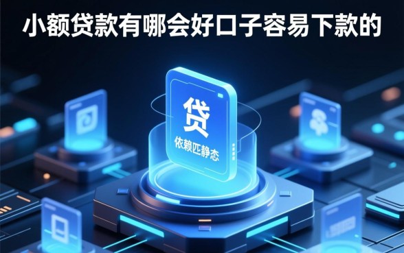 小额贷款有哪些好口子容易下款的